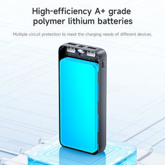  Внешний аккумулятор HOCO J111А Smart charge (20000mAh) (черный) 