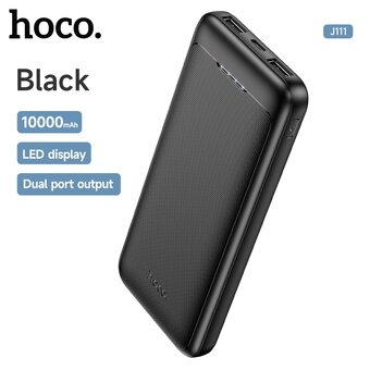  Внешний аккумулятор HOCO J111 Smart charge (10000mAh) (черный) 