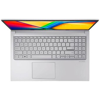  Ноутбук ASUS X1504ZA-BQ1106 (90NB1022-M01ME0) 15.6"/FHD/IPS/250N/60Hz/i5-1235U/16GB/SSD512GB/Intel Iris Xe/Backlit/DOS/Cool Silver 