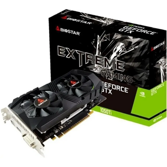  Видеокарта Biostar Nvidia GeForce GTX 1050TI GTX1050Ti-4GB (VN1055TF41) PCI-E 4Gb 128bit GDDR5 1291/7008 DVIx1 HDMIx1 DPx1 HDCP Ret 
