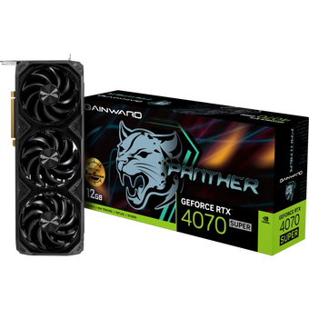  Видеокарта Gainward RTX4070 Super Panther OC 12GB (NED407ST19K9-1043Z) GDDR6X 192bit 3xDP HDMI 3Fan RTL 