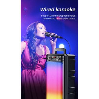  Портативная колонка HOCO BS52 Billowing outdoor BT speaker, black 