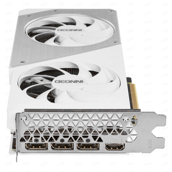  Видеокарта INNO3D RTX 4070 Ti Super Twin X2 OC White (N407TS2-166XX-186156W)/RTX4070Ti Super, HDMI, DP*3, 16G,D6X 