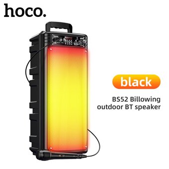  Портативная колонка HOCO BS52 Billowing outdoor BT speaker, black 