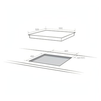  Варочная поверхность Midea MIH67700F 