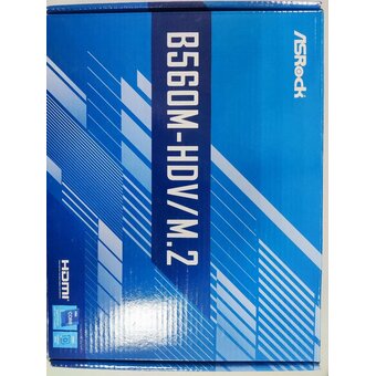  УЦ Материнская плата ASROCK B560M-HDV/M.2 (Б/У, обновление BIOS) 