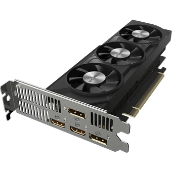  Видеокарта Gigabyte Nvidia GeForce RTX 4060 (GV-N4060D6-8GL) PCI-E 4.0 8Gb 128bit GDDR6 2460/17000 HDMIx2 DPx2 HDCP Ret low profile 