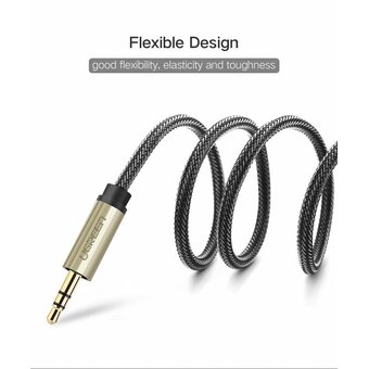  Кабель UGREEN AV126 10615 3.5mm TRS to Dual 6.35mm TS Audio Cable 2m Gray 