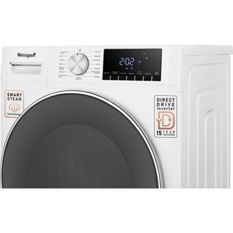  Стиральная машина Weissgauff WMD 58411 Direct Drive Inverter Premium Steam Grey 
