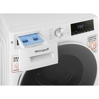  Стиральная машина Weissgauff WMD 58411 Direct Drive Inverter Premium Steam Grey 