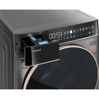  Стиральная машина Weissgauff WMD 58411 Direct Drive Inverter Premium Steam Grey 