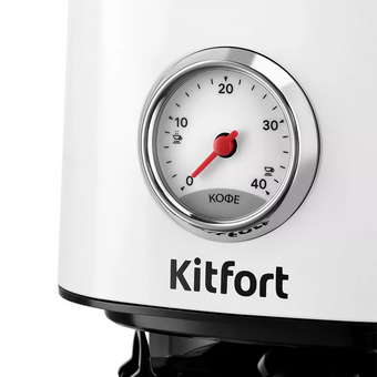  Кофеварка KitFort КТ-7216 белый/черный 