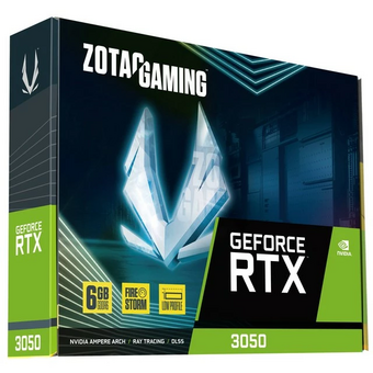  Видеокарта Zotac RTX3050 6GB (ZT-A30510L-10L) GDDR6, 96bit DP HDMI LP Lite Pack 