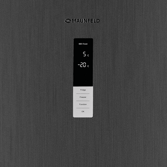  Холодильник MAUNFELD MFF185NFХ10 Inverter 