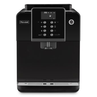 Кофемашина Rondell RDE-1107 черный/серебристый 
