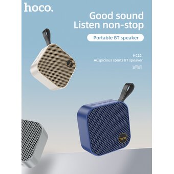  Портативная колонка HOCO HC22 Auspicious sports BT (синий) 