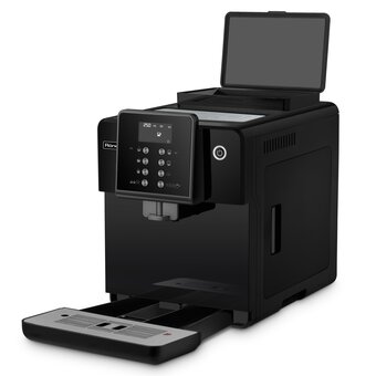  Кофемашина Rondell RDE-1107 черный/серебристый 