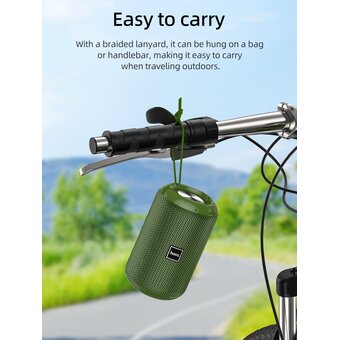  Портативная колонка Hoco HC1 Trendy sound sports, dark green 
