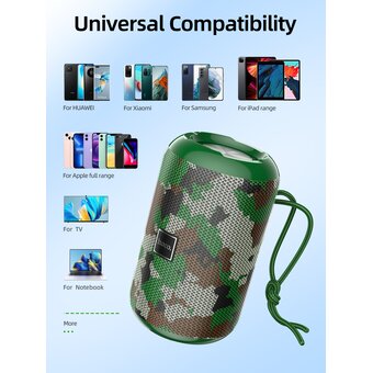  Портативная колонка Hoco HC1 Trendy sound sports, camouflage green 