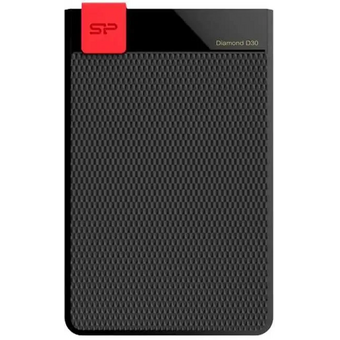  Внешний HDD Silicon Power Diamond D30 (SP040TBPHDD3LS3K), 4TB 2.5", USB 3.2, Черный 