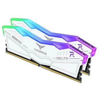  ОЗУ TEAMGROUP T-Force Delta RGB 32GB (FF4D532G6000HC28ADC01) (2x16GB) DDR5 6000MHz CL28 (28-36-36-76) 1.40V / White 