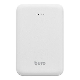  Power Bank Buro T4-10000, 10000мAч белый 