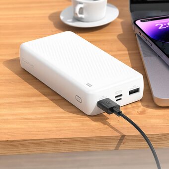  Аккумулятор внешний резервный BOROFONE BJ55A Graceful power bank 20000mAh белый 