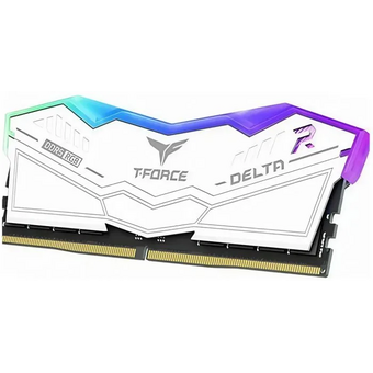  ОЗУ TEAMGROUP T-Force Delta RGB 32GB (FF4D532G6000HC28ADC01) (2x16GB) DDR5 6000MHz CL28 (28-36-36-76) 1.40V / White 