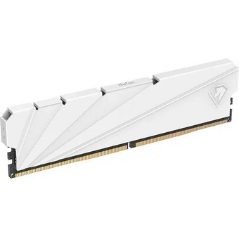  ОЗУ Netac Shadow S NTSSD4P32DP-16W DDR 4 DIMM 16Gb (8Gbx2) PC25600, 3200Mhz C16 White, с радиатором 