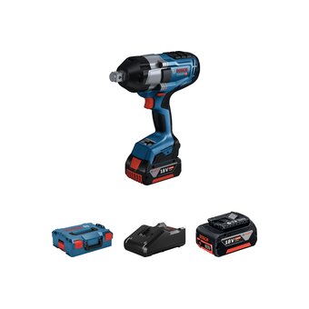  Гайковерт Bosch GDS 18V-1050 H (0.601.9J8.522) (с 2-мя АКБ, кейс) 