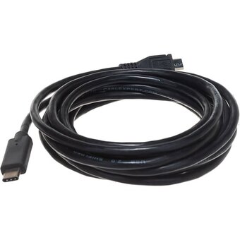 Кабель Cablexpert CCP-USB2-mBMCM-10 USB2.0 microBM/USB3.1TypeC, 3м 