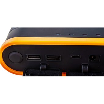  Power Bank TOPON TOP-X50, 48000мAч черный/оранжевый 