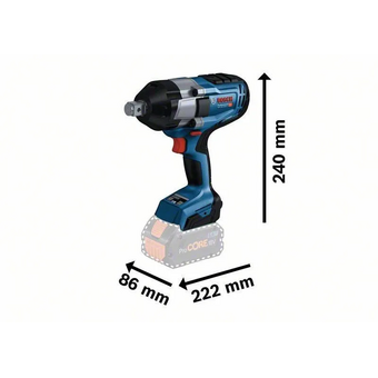  Гайковерт Bosch GDS 18V-1050 H (0.601.9J8.522) (с 2-мя АКБ, кейс) 