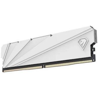  ОЗУ Netac Shadow S NTSSD4P32DP-16W DDR 4 DIMM 16Gb (8Gbx2) PC25600, 3200Mhz C16 White, с радиатором 