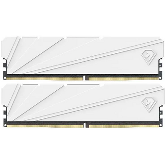  ОЗУ Netac Shadow S NTSSD4P32DP-16W DDR 4 DIMM 16Gb (8Gbx2) PC25600, 3200Mhz C16 White, с радиатором 