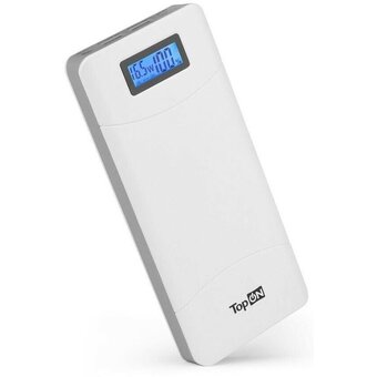  Power Bank TOPON TOP-T72/W, 18000мAч белый 