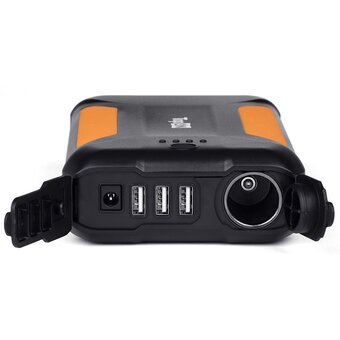  Power Bank TOPON TOP-X38PRO, 38000мAч черный/оранжевый 