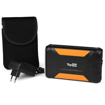  Power Bank TOPON TOP-X38PRO, 38000мAч черный/оранжевый 