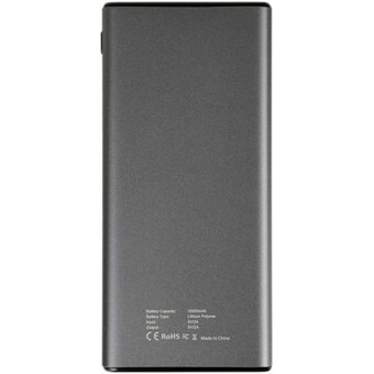  Power Bank Cactus CS-PBFSLT-10000, 10000мAч серый 