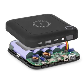  Power Bank TOPON TOP-T84, 24000мAч черный 