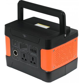  Power Bank ITEL Solar Generator 600 (ISG-65), 150000мAч черный/оранжевый 