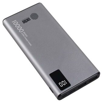  Power Bank Cactus CS-PBFSLT-10000, 10000мAч серый 