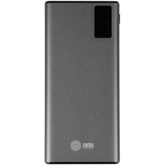  Power Bank Cactus CS-PBFSLT-10000, 10000мAч серый 