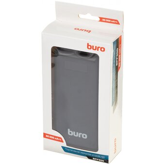  Power Bank Buro BPF30D (BPF30D22PBK), 30000мAч черный 