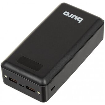  Power Bank Buro BPF30D (BPF30D22PBK), 30000мAч черный 