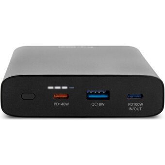  Power Bank TOPON TOP-T140, 22400мAч черный 