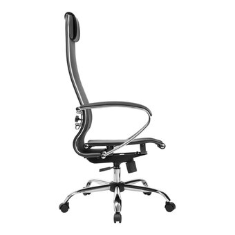  Кресло МЕТТА 12 MPRU z312649321 на колесиках, сетка/ткань, черный 
