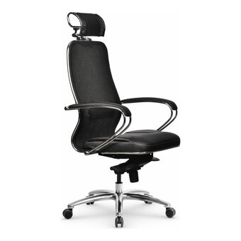  Кресло МЕТТА Samurai SL-2.04 MPES z312299090 на колесиках, эко.кожа/сетка, черный 