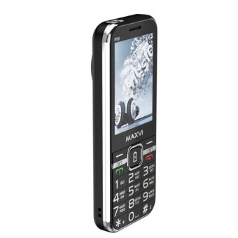  Мобильный телефон MAXVI P18i Black 