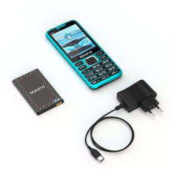  Мобильный телефон MAXVI X10i Aqua Blue 